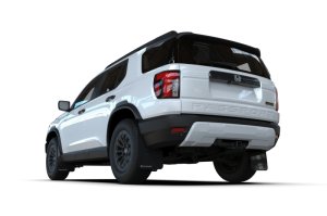 Honda Passport Mud Flaps - Rally Armor - UR with Metallic Black Logo - Black - 2026+ Honda Passport Mud Flaps - Rally Armor - UR with Metallic Black Logo - Black - 2026+